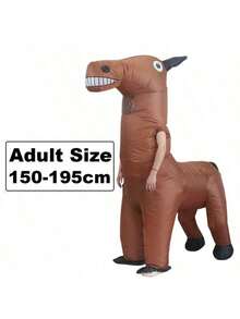 充气卡通动物、趣味骑乘玩具、角色扮演服装以及圣诞节和万圣节充气吉祥物套装 - 彩色 - 查看 8