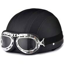 1 par de gafas de motocicleta, gafas de estilo aviador retro para montar, gafas para el festival Burning Man, unisex para adultos - Multicolor - Ver 10