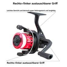 Set di canne da pesca, 45 pezzi, set completo da pesca per bambini, canna da pesca telescopica con mulinello ed esca, canna da pesca da 1,8 m, con custodia per il trasporto, rosso - Rosso - Visualizzare 8