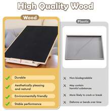 Wooden Multifunctional Rotating Puzzle Board For 1500-Piece Puzzles, 35-Inch Portable Puzzle Table With 4 Sorting Trays, Easy Storage, Suitable For Adults And Kids, Ideal Birthday, Christmas, Halloween & New Year Gift For Mom And Friends - 黃色 - 查看 9