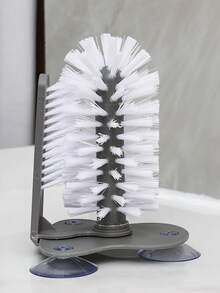 Creative Suction Cup Slouchy Automatic Cup Brush, Glass Cup Cleaning Brush, Rotating Kitchen Water Cup/Tea Cup Brush - Multicolor - View 17