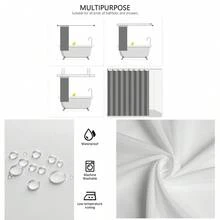 1pc/3pcs/4pcs Starfish Pattern Bathroom Set, Creative Decorative Bathroom Set, Toilet Seat Cover Bath Mat Set, Modern Solid Color Shower Curtain, Suitable For Bathroom Decor, General Room Decor, Home Decor Set, Bathroom Accessories Shower Curtain Toilet Mat Curtain Set - Multicolor - View 7