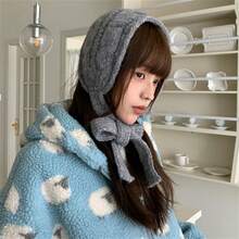 Women Beanie Hat - Beige - View 4