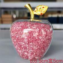 Decor de măr cristalin, cadou de Ziua Îndrăgostiților, ornament romantic, cadou pentru iubit, iubită, cel mai bun prieten, decor mașină, ziua de naștere, absolvire, decorațiune interioară, decorațiune de Crăciun, decor cameră - Multicolor - Vizualizare 3