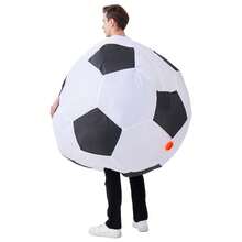 1pc Inflatable Football Bear Costume, Includes Costume Only (No Fan, No Battery)