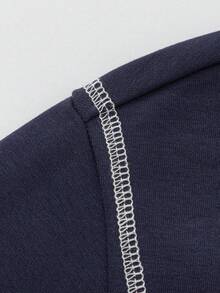 Balabala 儿童休闲两件套，男女童款，2026年春季款 - 深藍 - 查看 6