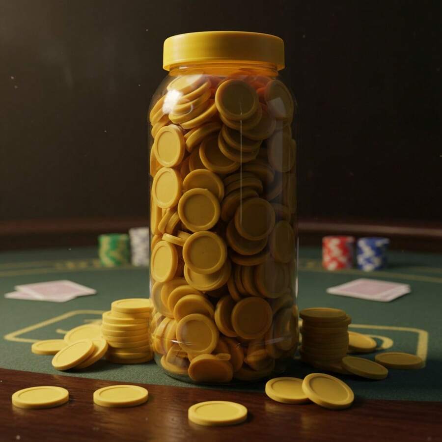 TendenciaFichas Plastico Colores Para Contar O Jugar Loteria (350 Pz) AmarilloCalidad premium - 1 - Ver 1