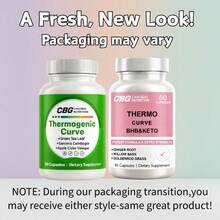 Good Bye Big Belly - Thermogenic Curve And Thermo Curve BHB & KETO | Dietary Supplement With Green Tea Leaf, Garcinia Cambogia, Apple Cider Vinegar, Ginger Root, Willow Bark, Goldenrod Grass - Suitable For Women And Men - Capsules - Packaging May Vary - Thermogenic Curve - 查看 4