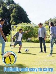 1个足球门目标网，用于任意球射门练习，足球门定位训练网