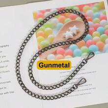 Cadena metálica de repuesto para correa de hombro/bolso, accesorio esencial para viajes - Multicolor - Ver 19