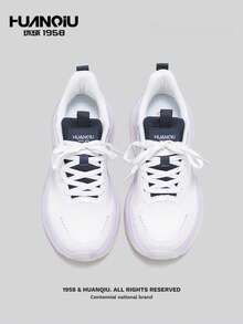 HUANQIU Giày thể thao nữ đế mềm nhẹ, thoáng khí, thích hợp cho chạy bộ. - Màu tím hoa cà - Xem 4