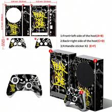 一套适用于 Series S 的印花保护贴纸，防滑、防刮、个性化创意装饰保护贴膜 - 彩色 - 查看 3