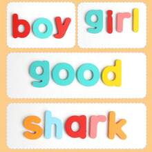 Juego educativo temprano de inteligencia para niños, cartas de aprendizaje de letras y palabras en inglés para reconocer y formar palabras - Multicolor - Ver 3