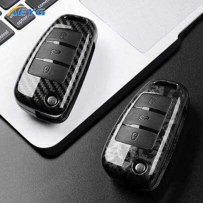 ABS Carbon Fiber Car Key Case Cover For Audi A1 A3 A4 8P 8L 8V A5 B6 B7 A6 A7 C5 C6 Q3 Q5 Q7 4F S3 S4 S6 RS3 TT Protected Shell