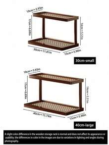 1 Pc Vintage Style Makeup Organizer, Desktop Vanity Perfume & Skincare Storage Rack, Lipstick & Jewelry Entryway Shelf, Small Desktop Cup & Tea Set Holder, Dorm & Kitchen Organizer