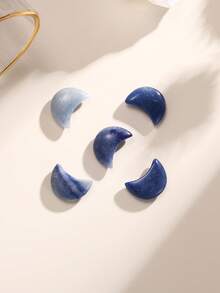 Moon Crystal Worry Stone Bulks Moon Stone Crystal Chakra Worry Stones Assorted Palm Pocket Quartz Moon Gemstone Gift For Witchcraft Meditation Reiki Balancing Home Decor - Moonstone - View 7