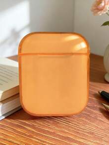 Solid Color Matte Transparent Material Earbud-Free Protective Case Compatible With Apple Anti-Fall, Anti-Scratch, Transparent Protective Case - Clear - View 18