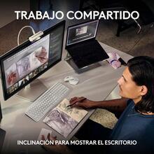 Cmara Web MX Brio Ultra HD 4K para colaboracin y Streaming, 1080p a 60 FPS, Dos micrfonos reductores de Ruido, USBC, Tapa, Compatible con Microsoft Teams, Zoom, - Gris - Ver 7