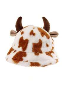 新款时尚个性化百搭可爱牛角渔夫帽，秋冬款，男女皆宜