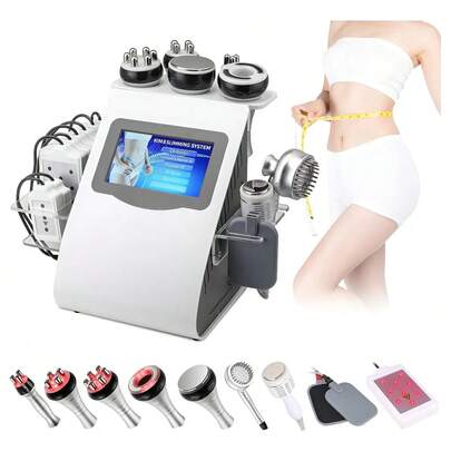 9 En 1 Máquina De Cosmetología 40k Quema Grasa Multifuncion Blanco