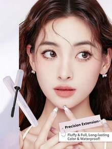 NOVO 防水防汗睫毛膏 - 自然纤长卷翘，速干持久，打造根根分明的睫毛。适合新手、学生、日常妆容、送礼、节日、派对、毕业典礼等场合，简约风格。 - 01#自然黑 - 查看 4