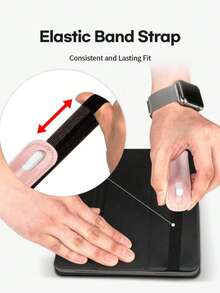 适用于 Apple Pencil 保护套（第一代和第二代）的笔套，PU 皮革材质，配有弹性绑带，适用于所有平板电脑，包括 iPad Pro 12.9 英寸、11 英寸和 iPad Air 4。 - 粉色 - 查看 5