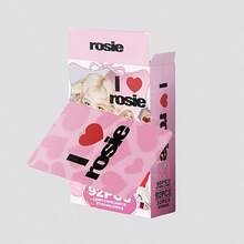 92 piezas Tarjetas Lomo con Patrón de Corazones Rosas Coloridos, Pegatinas Autoadhesivas de Alta Calidad Adecuadas para Scrapbooking, Decoración de Habitaciones, Regalos de Boda y Día de San Valentín, Adhesión Duradera - Multicolor - Ver 5