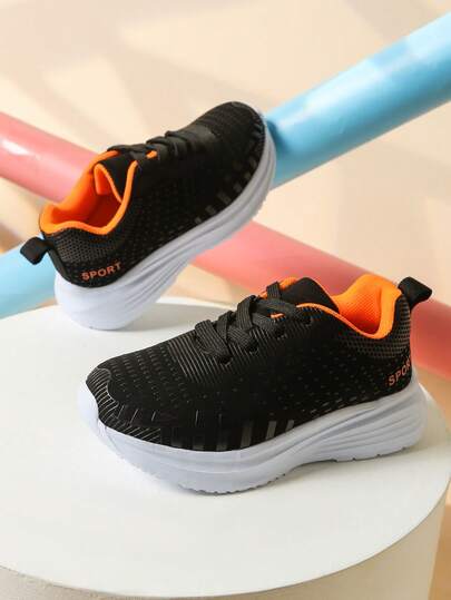 Giày thể thao chạy bộ lưới thoáng khí, nhẹ, thoải mái, đa năng dành cho trẻ em