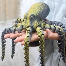 1pc 41cm/16.14inch Giant Octopus, Ocean Monster, Huge Octopus, Colorful Octopus, Black & Gold Octopus, Holiday Decor Party Gift, Birthday Gift, Funny 3D Printed Art Figurine, Home Decor, Car Decor, Garden Decor, Valentine's Day Gift - Multicolor - View 19