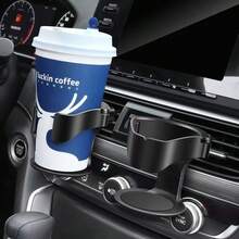1/2pcs Multifunctional Universal Car Air Vent Drink Holder With Cup Tray, Car Cup Holder Mounted On Air Vent, Ash Tray Bracket - A - View 3