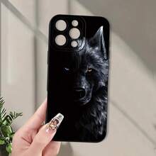 Handyhülle: Beliebtes kreatives Wolf-Design Handyhülle für iPhone 16/15/14/13/12/XS/XR/X/7/8 Plus/Pro/Max - Unisex stilvolles Geschenk für Freunde, Familie, Freund oder Freundin - Schwarz - Übersicht 7