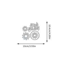 创意花卉金属切割模具，DIY剪贴簿相册和压花模板，贺卡制作工具，卡片纸切割工艺品，礼品卡制作模板模切。
