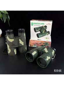 1pc Binoculars 635 Small Black PP Stationery Gift (Juvenile Decoration Prop Display) Camping Outdoor Exploration Supplies - Multicolor - View 3