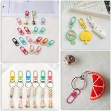 10/20/30pcs Metal Lobster Clasp Swivel Snap Hook, Suitable For Keychain Making, DIY Crafts, Strap Making, Bag Keychain Connector, Jewelry Making, Etc. - Keychain - View 11