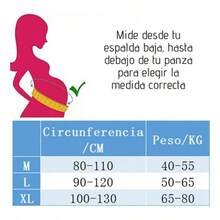 TendenciaFaja Embarazada Maternidad Soporte Embarazo Y Faja Postparto Coral Claro MCalidad premium - Coral claro - Ver 6