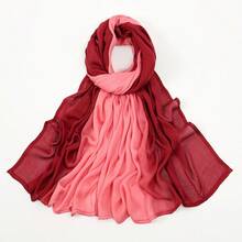 1pc Women's Fashion Casual Tie Dye Tie-Dye Wide-Brim Breathable Headscarf/Scarf - Multicolor - View 12