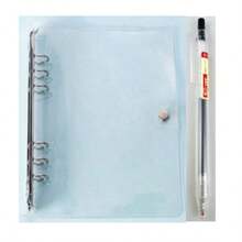 PVC Loose Leaf Binder A5/A6/A4 Transparent Notebook Cover - Clear - View 17