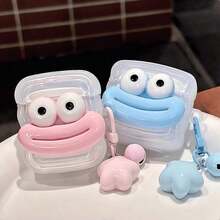 1pc Cute Sausage Mouth Earphone Case, Compatible With AirPods Pro3/Pro2/1, AirPods2/3/Pro, AirPods4, Couple/Best Friend Gift