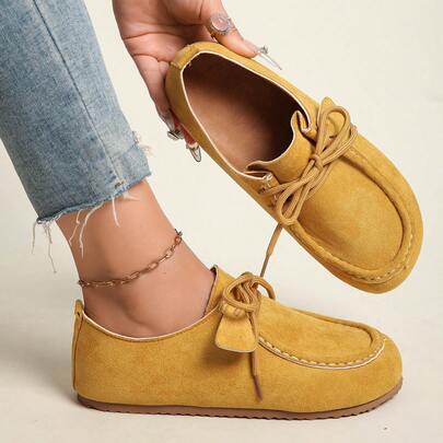 Damen Loafer in Große Größen mit Blumenverzierung, dicker Sohle, weich & bequem, Slip-On Design