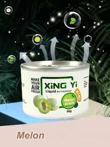 Premium Scented Car Air Freshener In Wooden Jar- Long-Lasting Aromatherapy For Vehicles, Homes & Offices, Choose From 11 Scents, Natural Balm & Compressed Tablet, Lasts Up To 60 Days:Pineapple/Green Apple/Vanilla/New Car/Strawberry/Cherry/Hami Melon/Litchi/Peach/Sweet Melon/Shangri-La - A - View 13