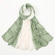 1pc Women's Fashion Casual Tie Dye Tie-Dye Wide-Brim Breathable Headscarf/Scarf - Multicolor - View 14