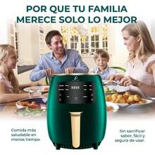 Freidora HOG.61 Capacidad de 4.5 Litros Tecnología de Aire Caliente Cocina Saludable y Rápida ELE-GATE - Verde militar - Ver 1