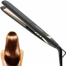 Férulas aniónicas de doble uso para rizos rectos, perm no daña el cabello, alisador, rizador, perm, férulas de color, maya siroco, sunburning hair care black technology: 60℃-230℃ control de temperatura de precisión (adaptado para el cabello grueso y duro común en méxico y volumen natural), recubrimiento de titanio para liberar 20 millones de iones negativos, como envuelto en el cabello de "ropa de protección solar", después de la exposición al sol no se fríe y se bipartita, después de soplar la cabeza directamente clip, batería de litio 5000mAh incorporada, lleno de una vez puede utilizar 15 veces, doble uso de rollo recto +10 grados para ajustar la temperatura, Puede acortar los perezosos rizos de la península de yucatán o presionar el pelo liso liso de las calles de la ciudad de méxico, portátil, adecuado para todas las edades, ideal para regalos,Comprar completo aleatorio regalar crema de color de cabello - Kit de permanente para el cabello - Ver 9