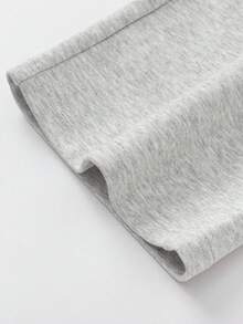 Girls' Straight-Leg Pants, Loose Fit Casual Spring 2026 - Light Gray - View 8