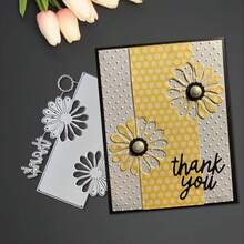 创意花卉金属切割模具，DIY剪贴簿相册和压花模板，贺卡制作工具，卡片纸切割工艺品，礼品卡制作模板模切。