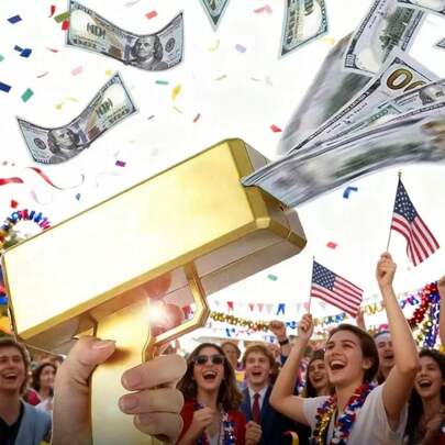 喷钱枪玩具，仿真纸币喷枪，撒钱玩具枪，手持式现金枪仿真钞票分发器