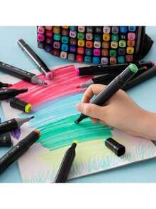 马克笔彩色套装，水彩笔刷套装，适合艺术生DIY绘画，适合返校季使用