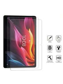 2 paquetes de protectores de pantalla de vidrio templado ultra delgados, claros y HD, de fácil instalación, a prueba de arañazos, aplicables a Tab K11 11 para protección de pantalla esencial, adecuados para uso diario, oficina y hogar. Accesorios a prueba de agua, golpes y caídas, resistentes a los arañazos. - K11 transparente - Ver 4