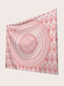 1 قطعة من المنسوجات المطبوعة بطراز المندالا، قماش معلق على الحائط لديكور المنزل، علم لغرفة النوم، ديكور الغرفة، منسوجات معلقة، ديكور الحائط، فن الحائط، أغراض الغرفة، أعلام للغرفة، منسوجات معلقة، منسوجات معلقة على الحائط، منسوجات معلقة باللون الوردي - متعدد الألوان - مشاهدة 5