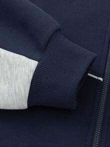 Balabala Kids' Casual Jacket, Unisex Versatile Spring Outerwear 2026 - Dark Blue - View 7